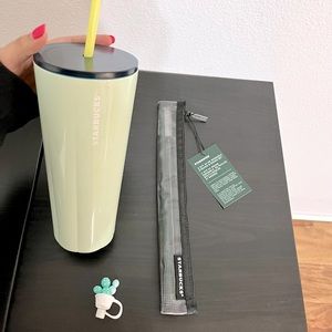 Starbucks Mint Green Venti Scalloped Tumbler